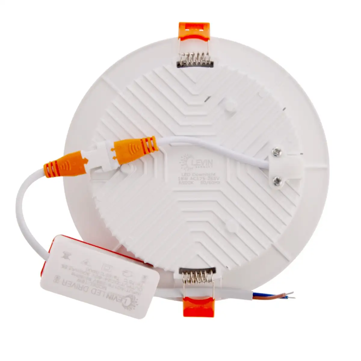 Levin LED Recessed Downlight (18 W, Cool White, 3000 K)