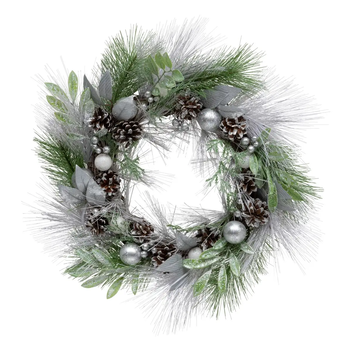 Atmosphera Frosted Wreath (50 cm)