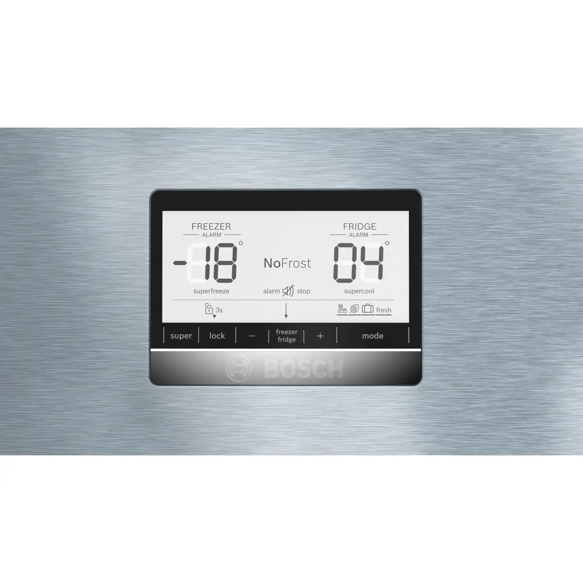 Bosch Serie 6 Freestanding Bottom Freezer Refrigerator W/Water Dispenser, KGD86AI31M (619 L, Silver)