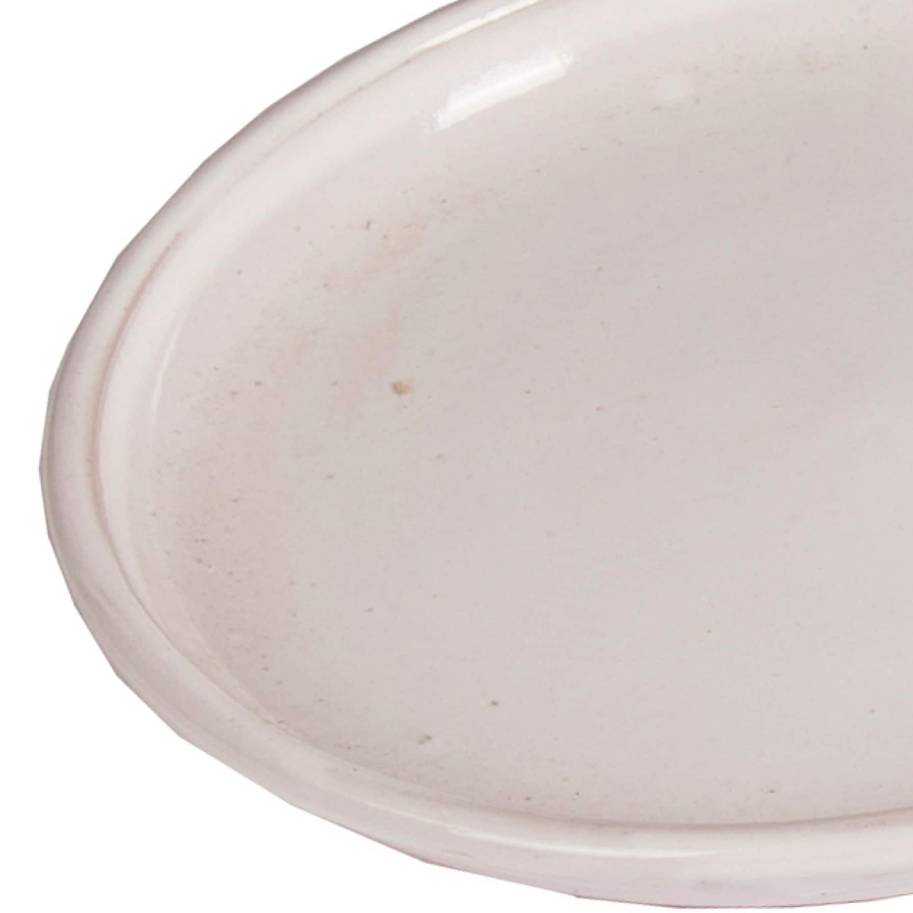 Glazed Terracotta Plant Saucer Generic (29 x 29 x 3 cm, Large)