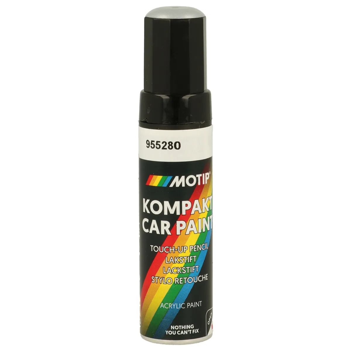 Motip Touch-Up Pencil Acrylic Based Paint, 955280 (Silver, 12 ml)