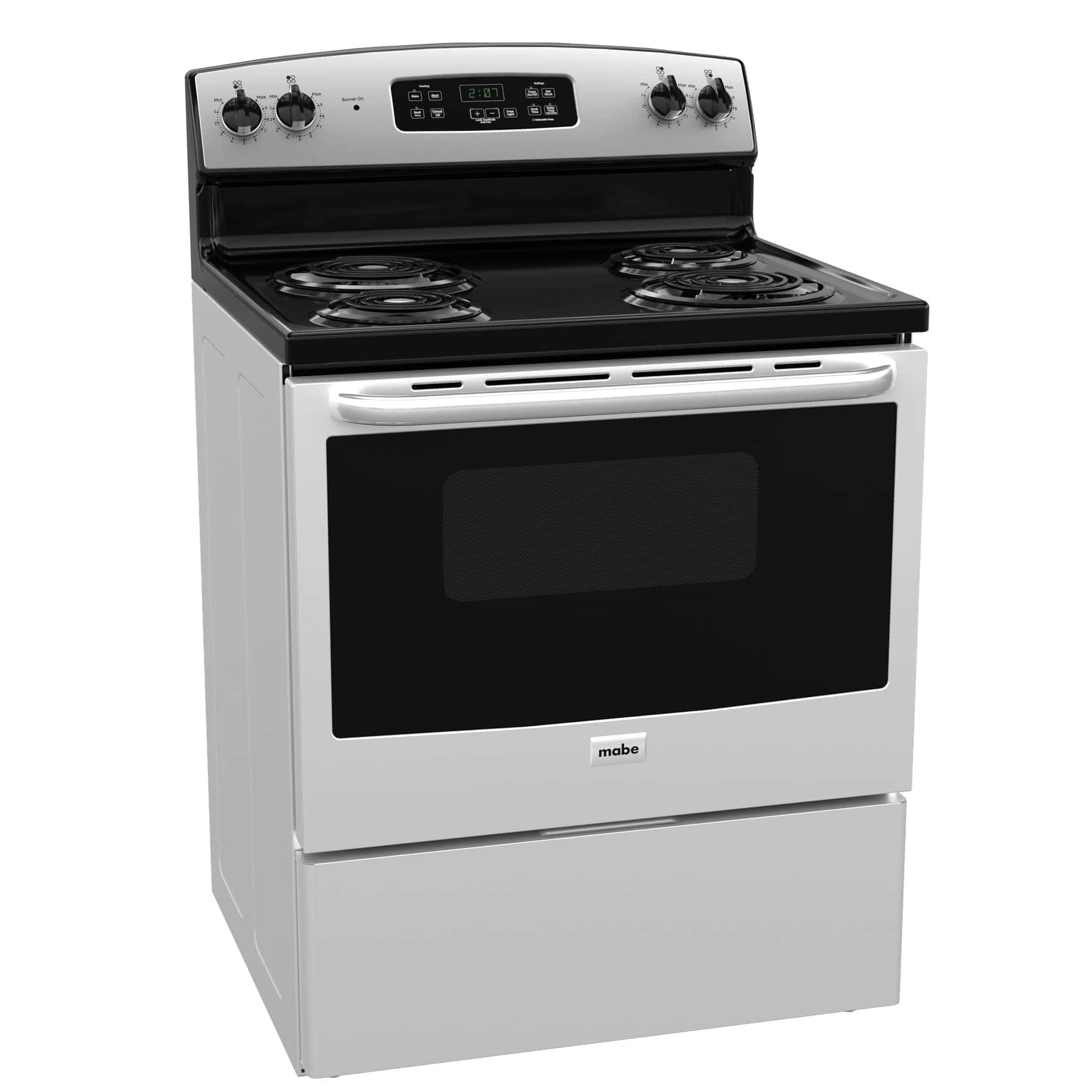 Mabe Freestanding 4-Burner Electric Coil Cooker, EML27NXF0 (73 x 75.7 x 119.4 cm)