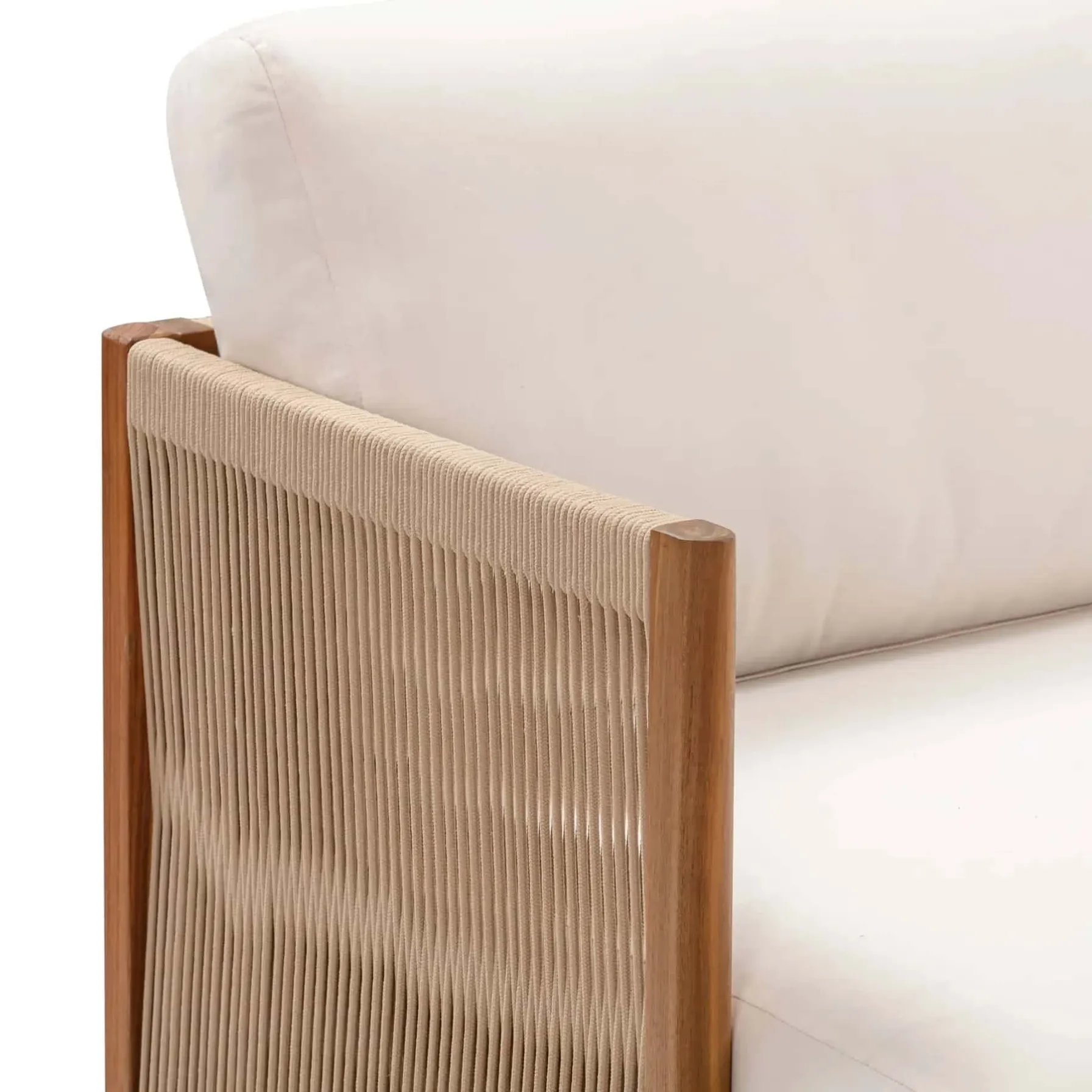 Ventura Acacia Wood 2-Seater Outdoor Sofa (59 x 156 x 80 cm)