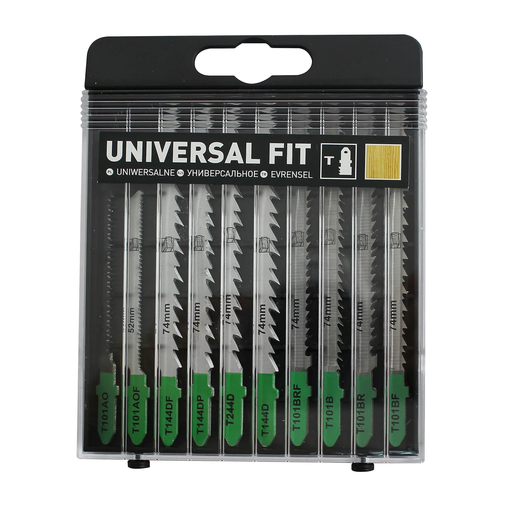 Universal T-Shank Jigsaw Blade Set (10 Pc.)