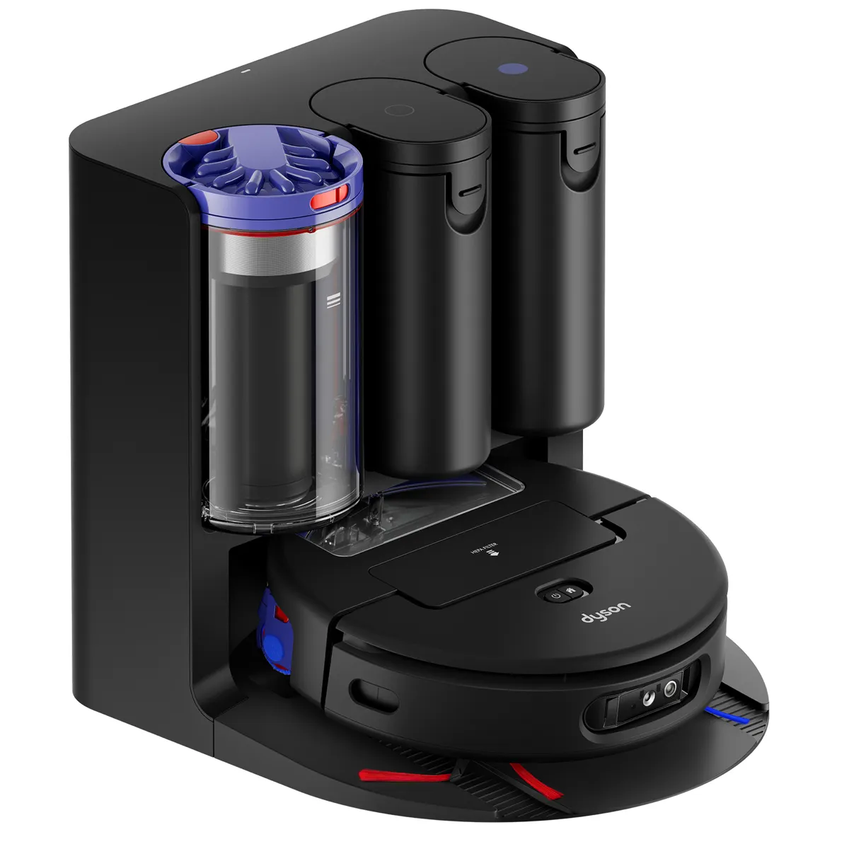 مكنسة دايسون سبوت+سكرب AI للتنظيف الرطب  والجاف 586181-01 (أسود، 18000 باسكال)