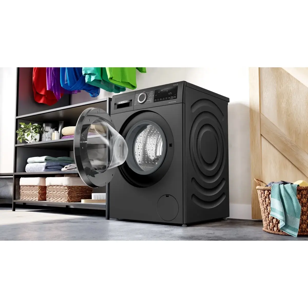 Bosch Series 4 Freestanding 9 Kg Front Load Washer Dryer, WNA2440ZGC (5 Kg Dry, 1400 RPM)