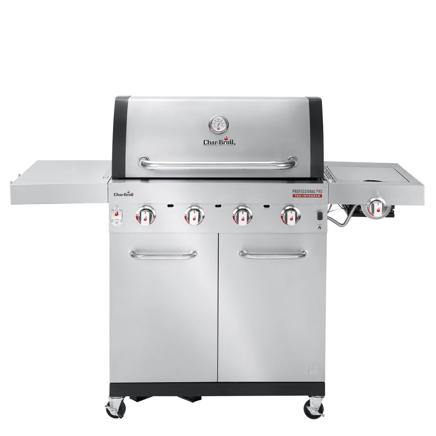 Char-Broil Tru-Infrared PRO 4-Burner Gas Grill W/Searing Burner Cabinet, 468964021 (54 x 145.5 x 120.9 cm)