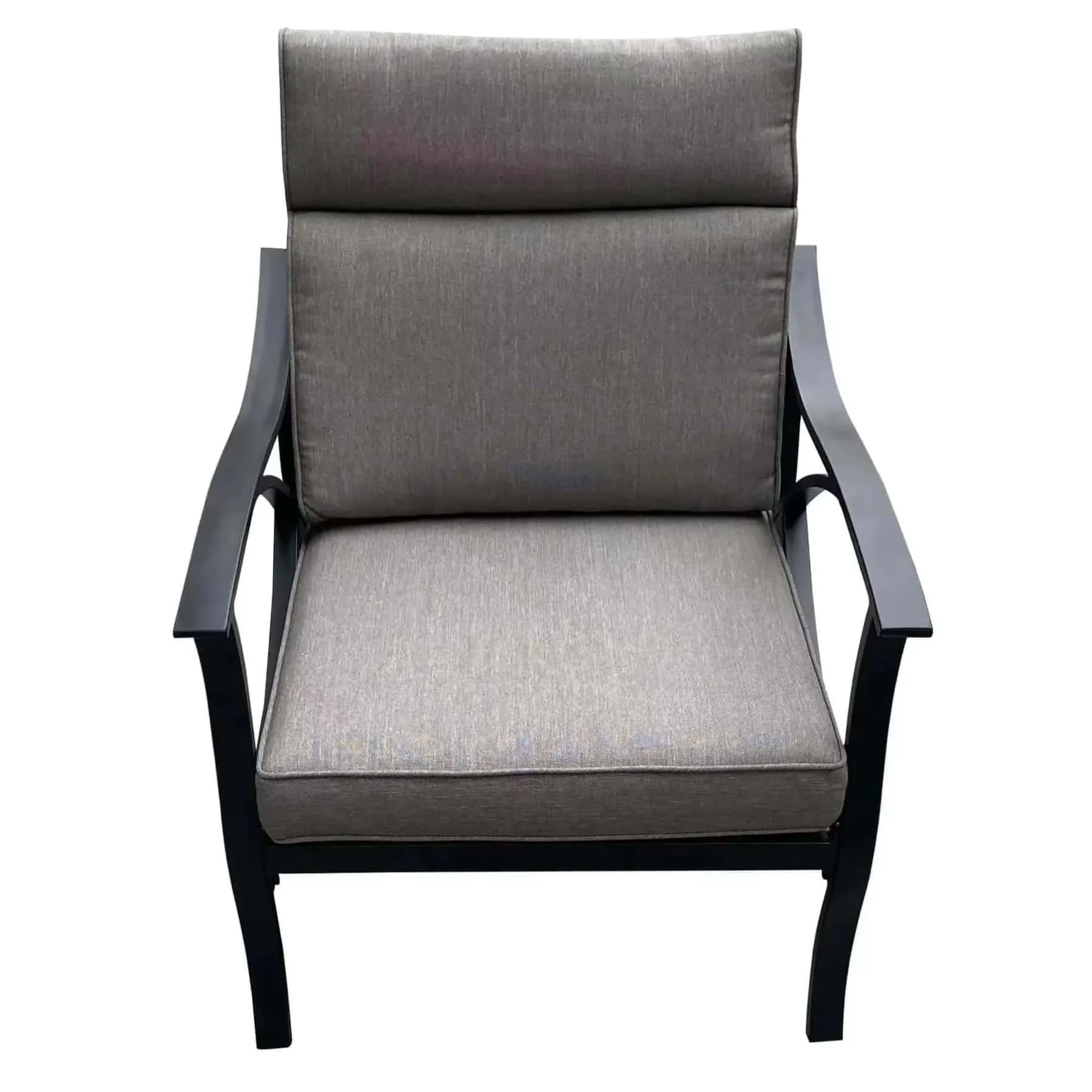 Emory Single-Seater Steel & Olefin Outdoor Sofa (82 x 71 x 90 cm, 2 Pc.)