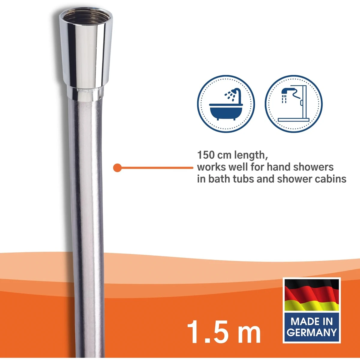 Kistenmacher Ramoeasy PVC Shower Hose (125 cm)