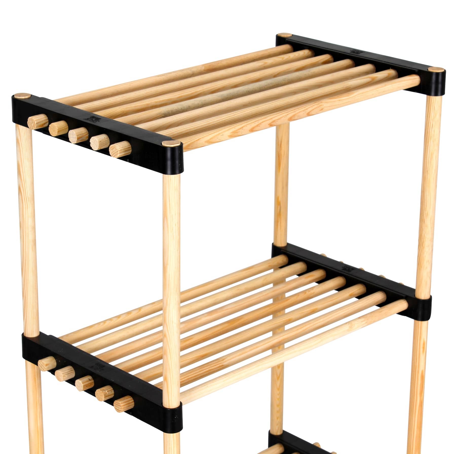Seowood Pinewood Multi Purpose 5-Tier Modular Rack (28 x 49 x 129.5 cm)