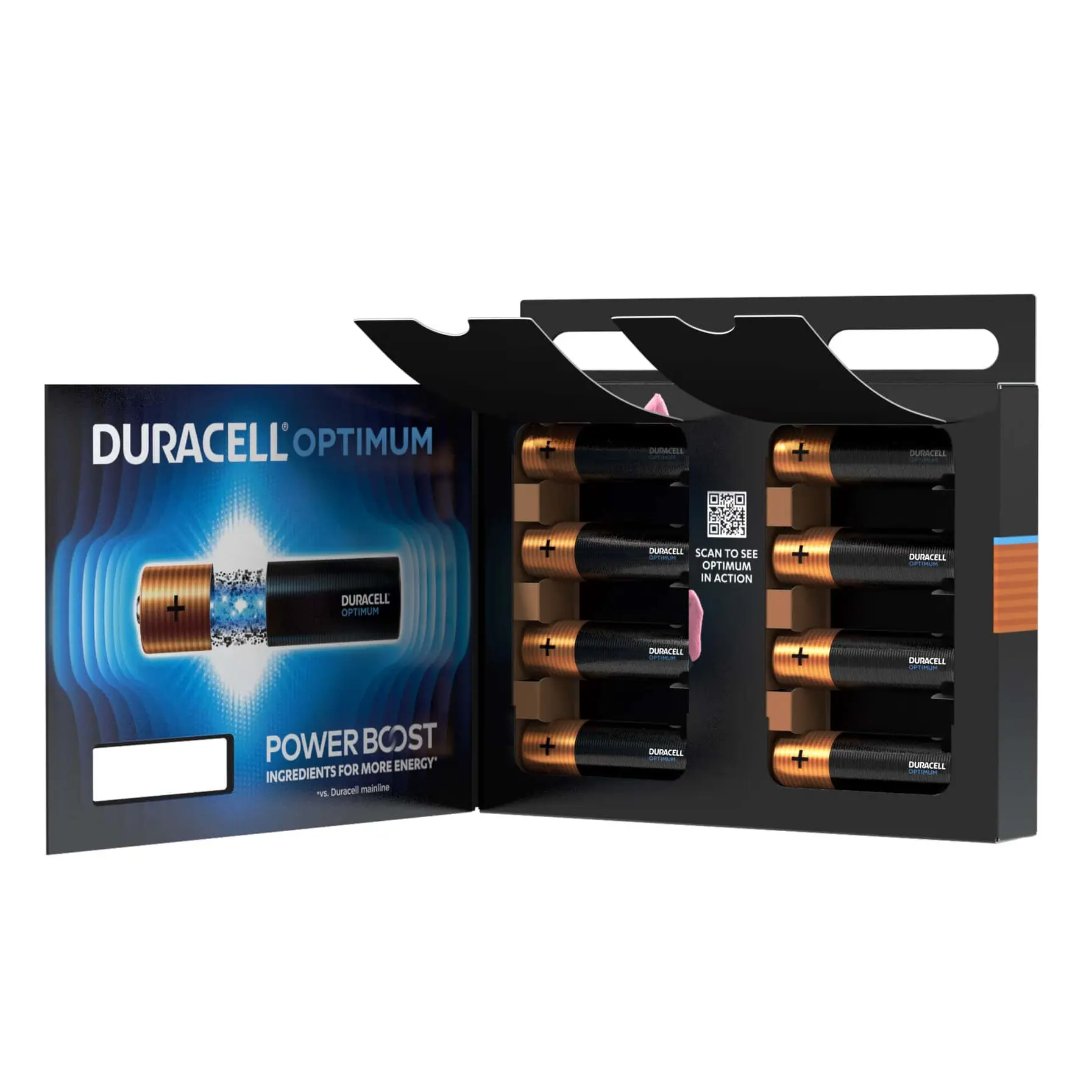 Duracell Optimum Alkaline AA Battery Pack (8 Pc.)