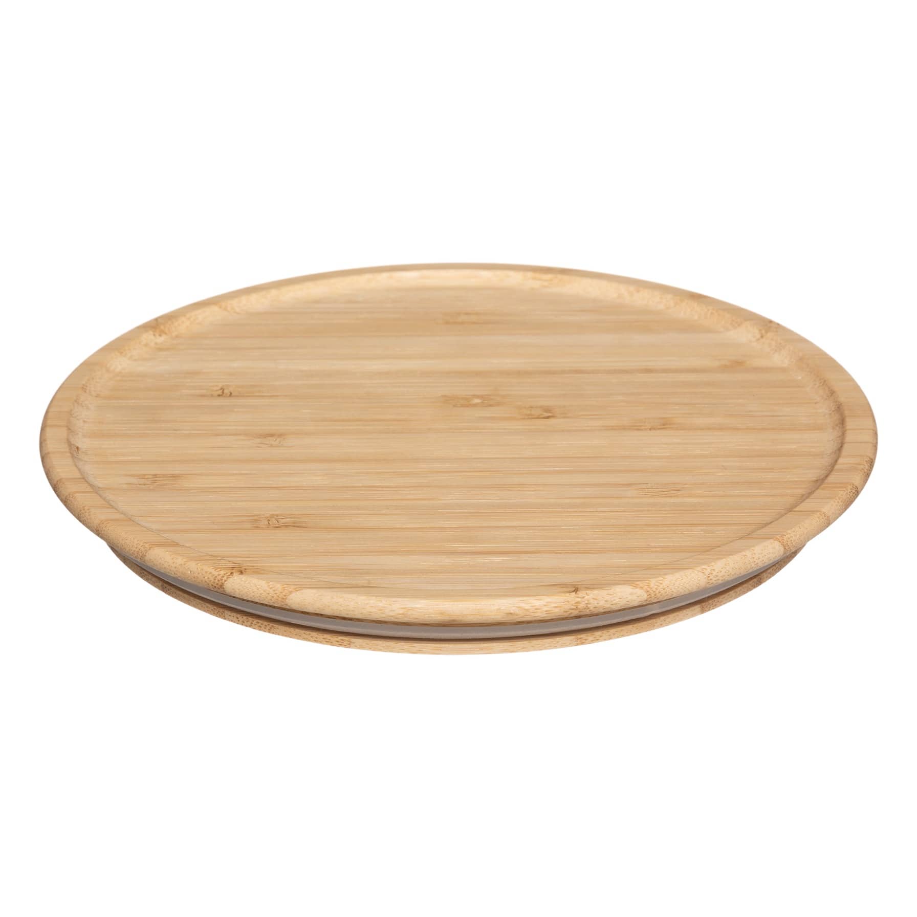 5Five Glass Salad Bowl W/Bamboo Lid (1 L)