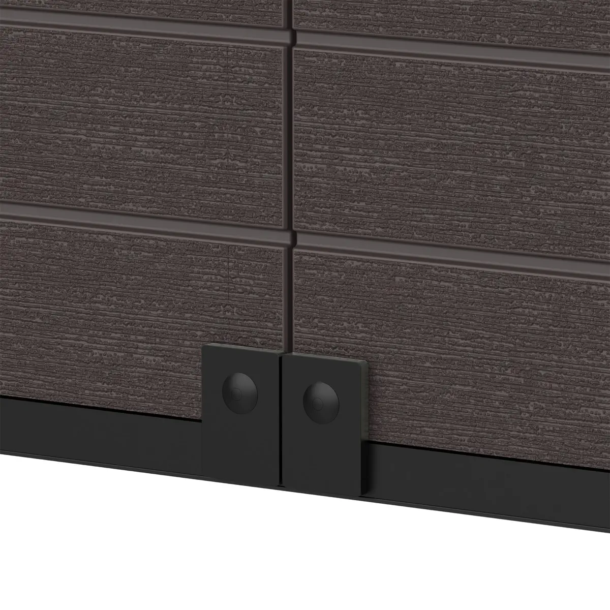 Cosmoplast Tall Vertical Storage Cabinet (Dark Brown, 81 x 47 x 178 cm)