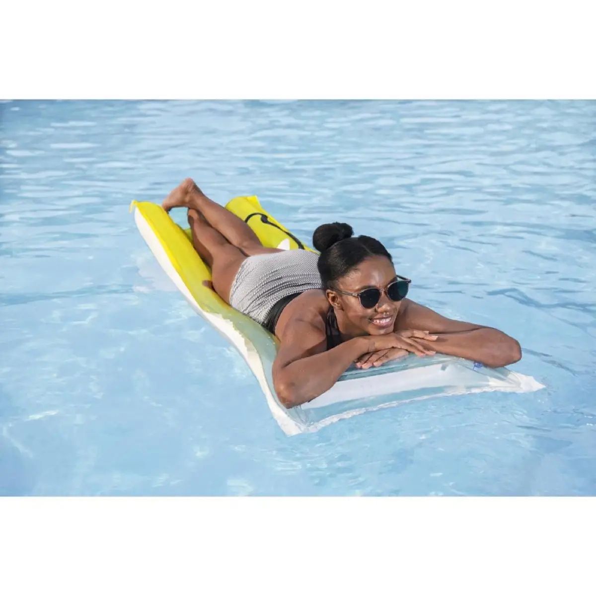 Bestway Inflatable Floating Air Matress Lemon Design (183 x 69 x 15 cm, Multicolor)