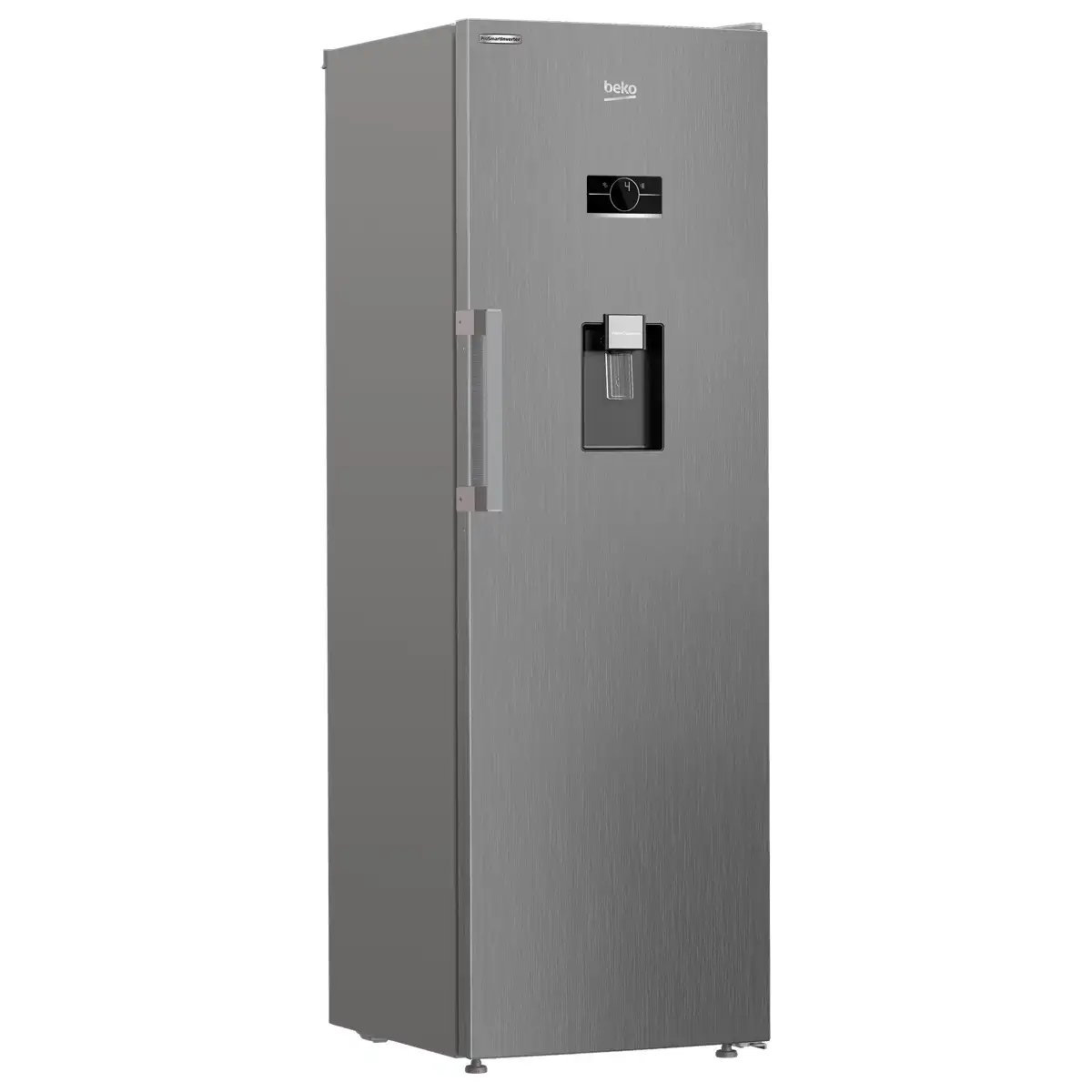 Beko Freestanding Upright Refrigerator, RLNE500DX (365 L)