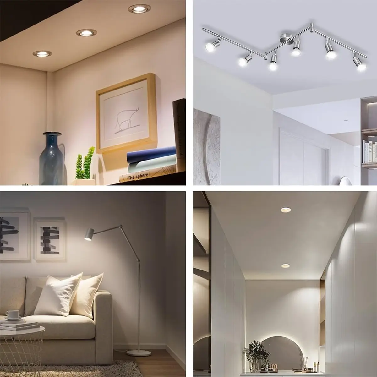 Levin LED Lamp (Warm White, 530 Lumen)