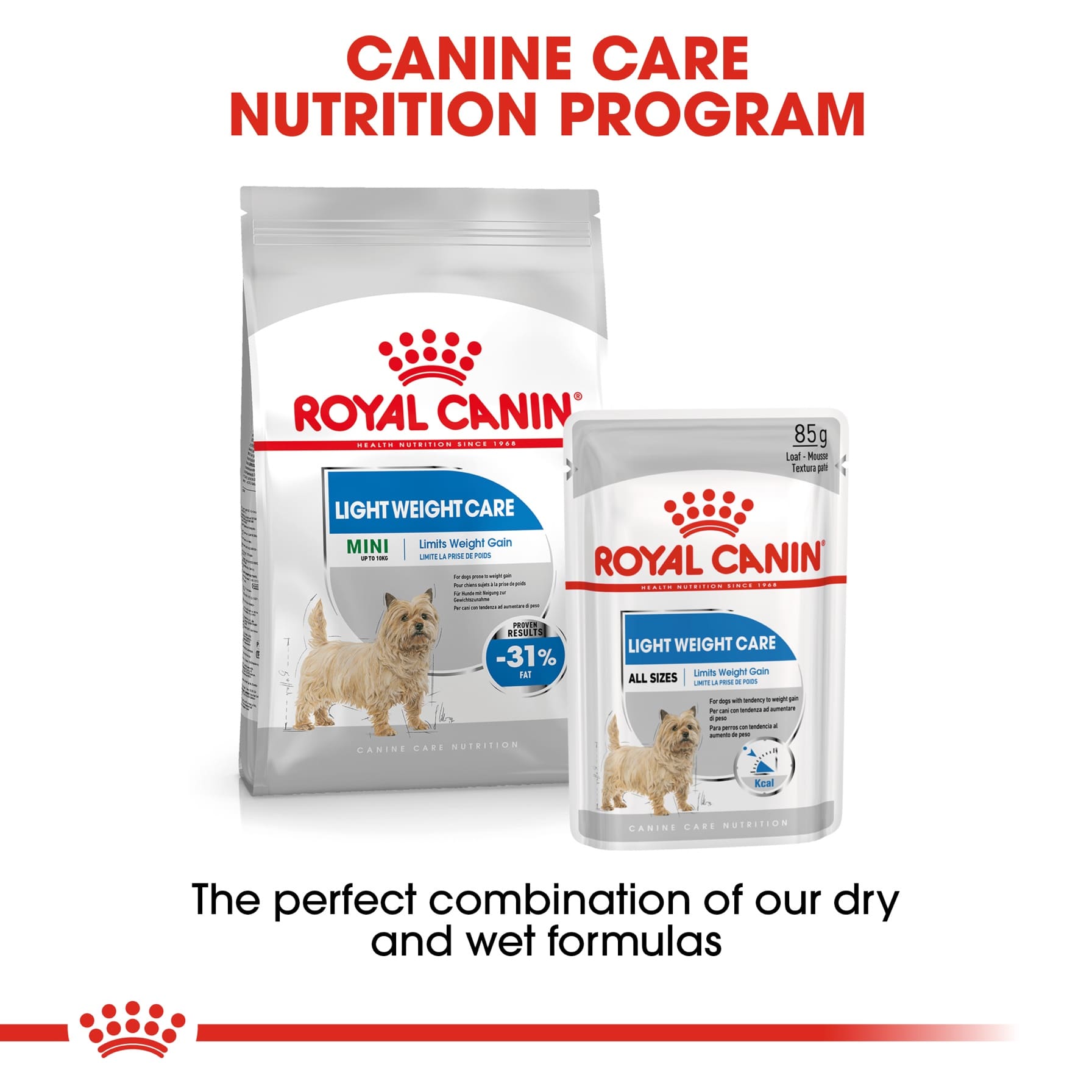 Royal Canin Canine Care Nutrition Light Weight Care Dry Dog Food (Mini Adult Dogs, 3 kg)