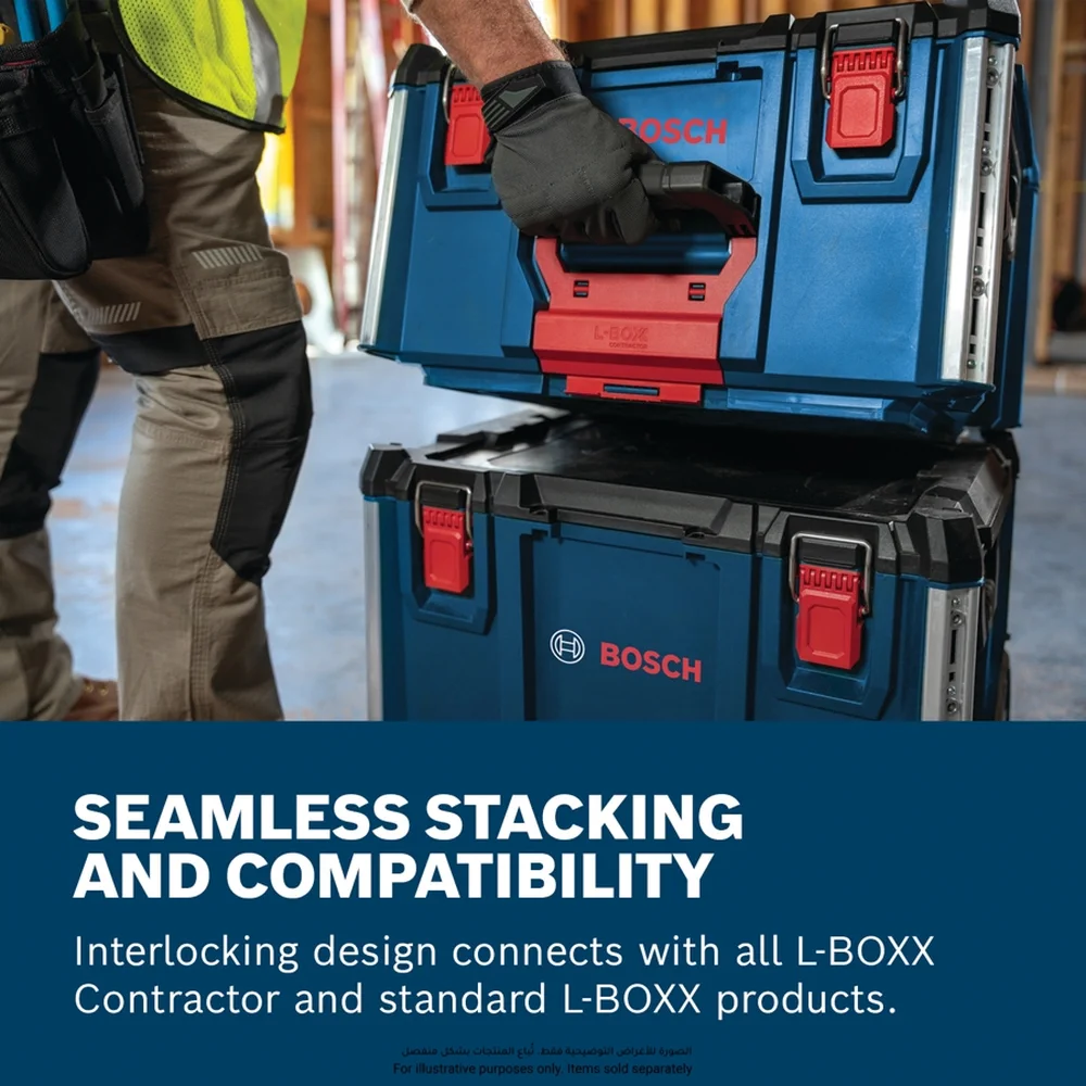 Bosch PRO L-Boxx Contractor Carrying Case System (55.9 x 43.2 x 17 cm)