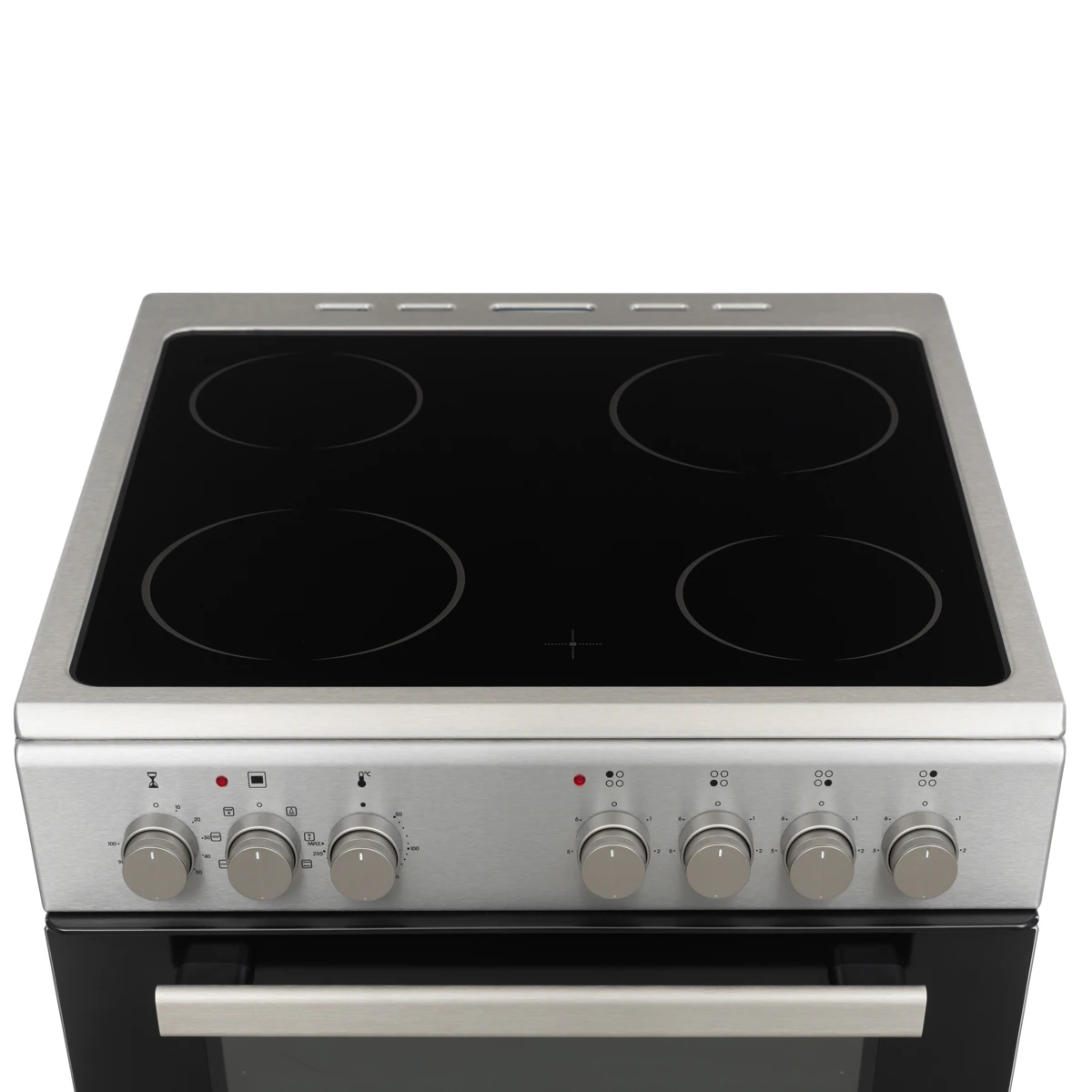 Black & Decker 4-Zone Freestanding Electric Vetro Ceramic Cooker W/Oven, BXOFV604.002VX (60 x 60 x 85 cm)