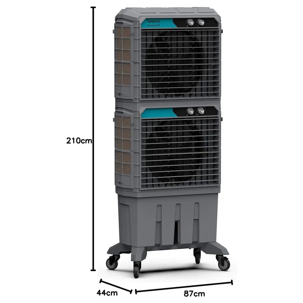 Symphony Movicool 3-Speed Evaporative Outdoor Air Cooler, DD125 (170 sq.m.)