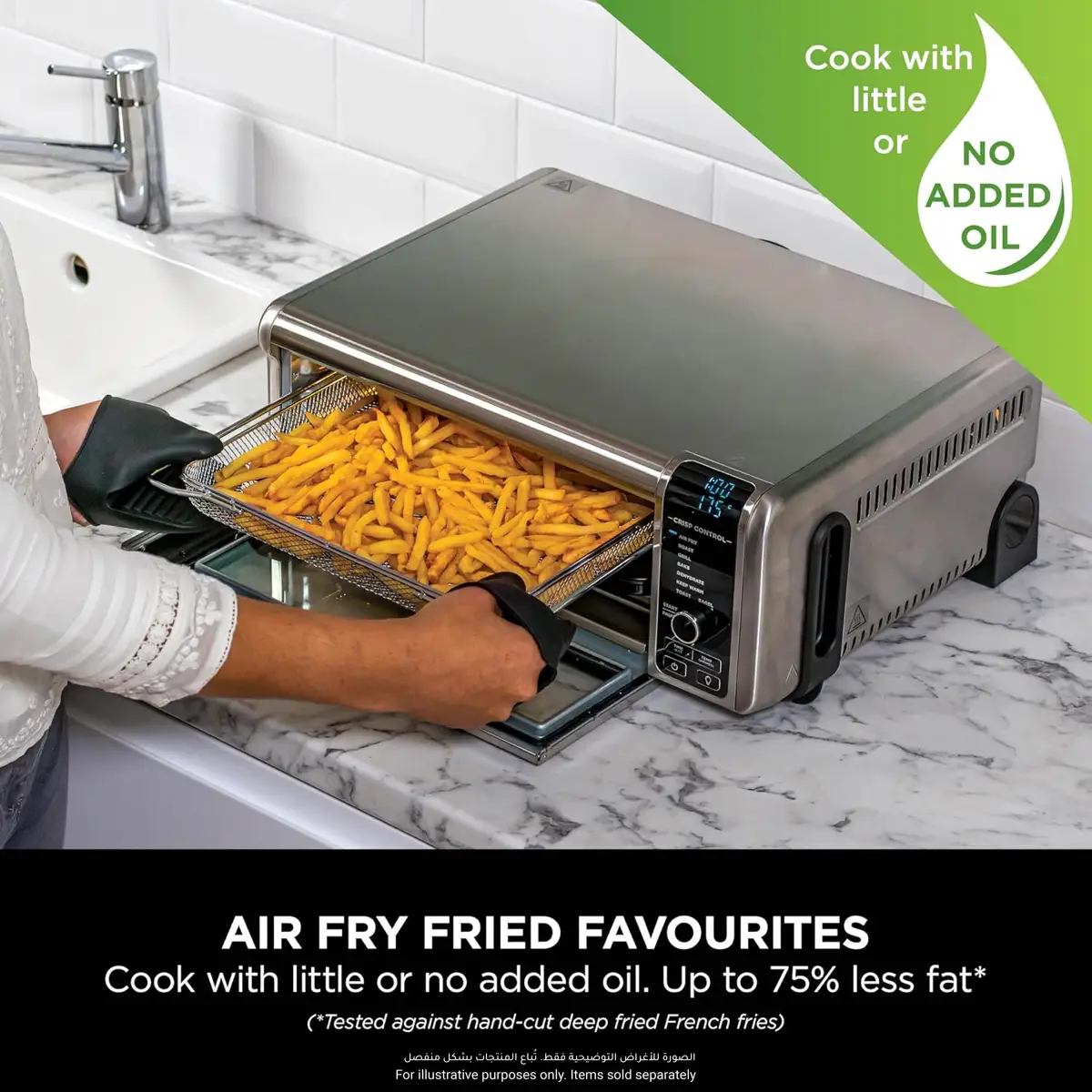 Ninja Foodi 8-In-1 Mini Oven, SP101ME (10 L)