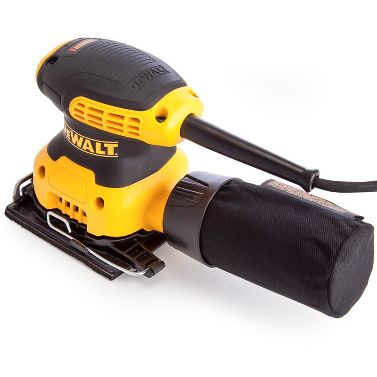 DeWalt Orbital Palm Grip Sander W/Dust Bag DWE6411-B5 (13500 RPM, Yellow)