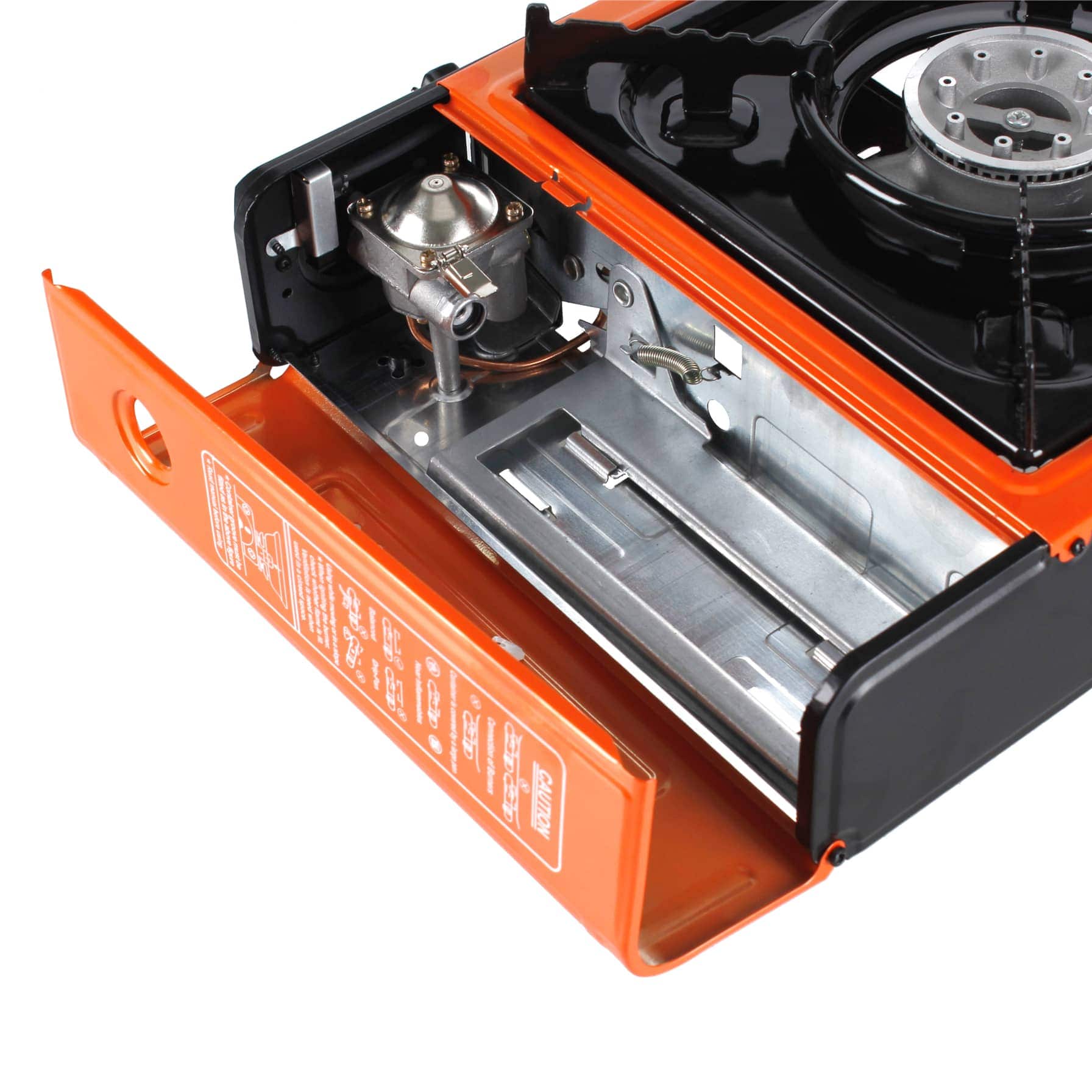 Flame-On Single Burner Foldable Gas Stove 
