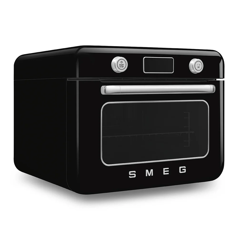 Smeg 50's Style Countertop Multi-Function Oven W/Grill & Steam Function, COF01BLUK (30 L, 1800 W)