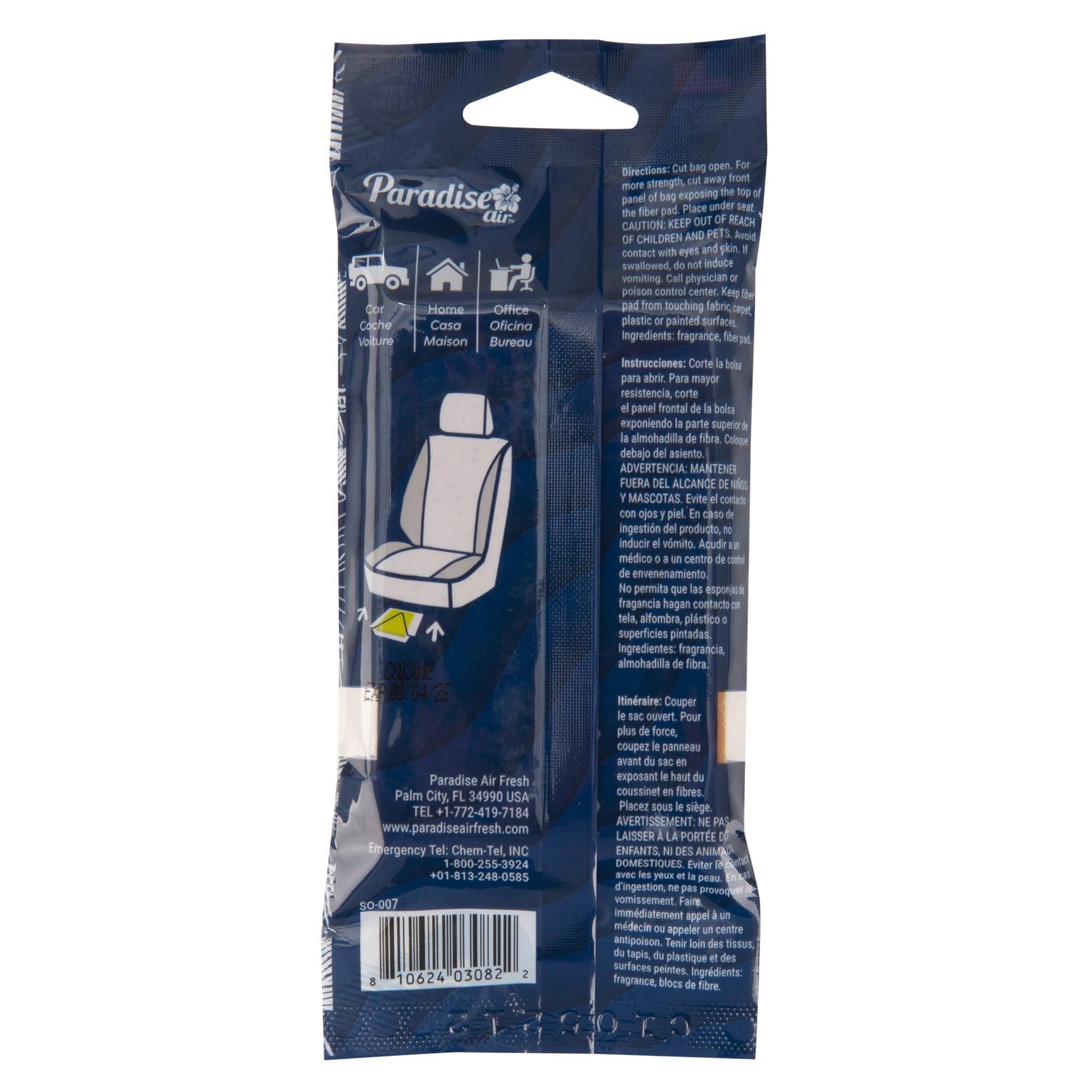 Paradise Air SuperOrganic Air Freshener (New Car Shine)