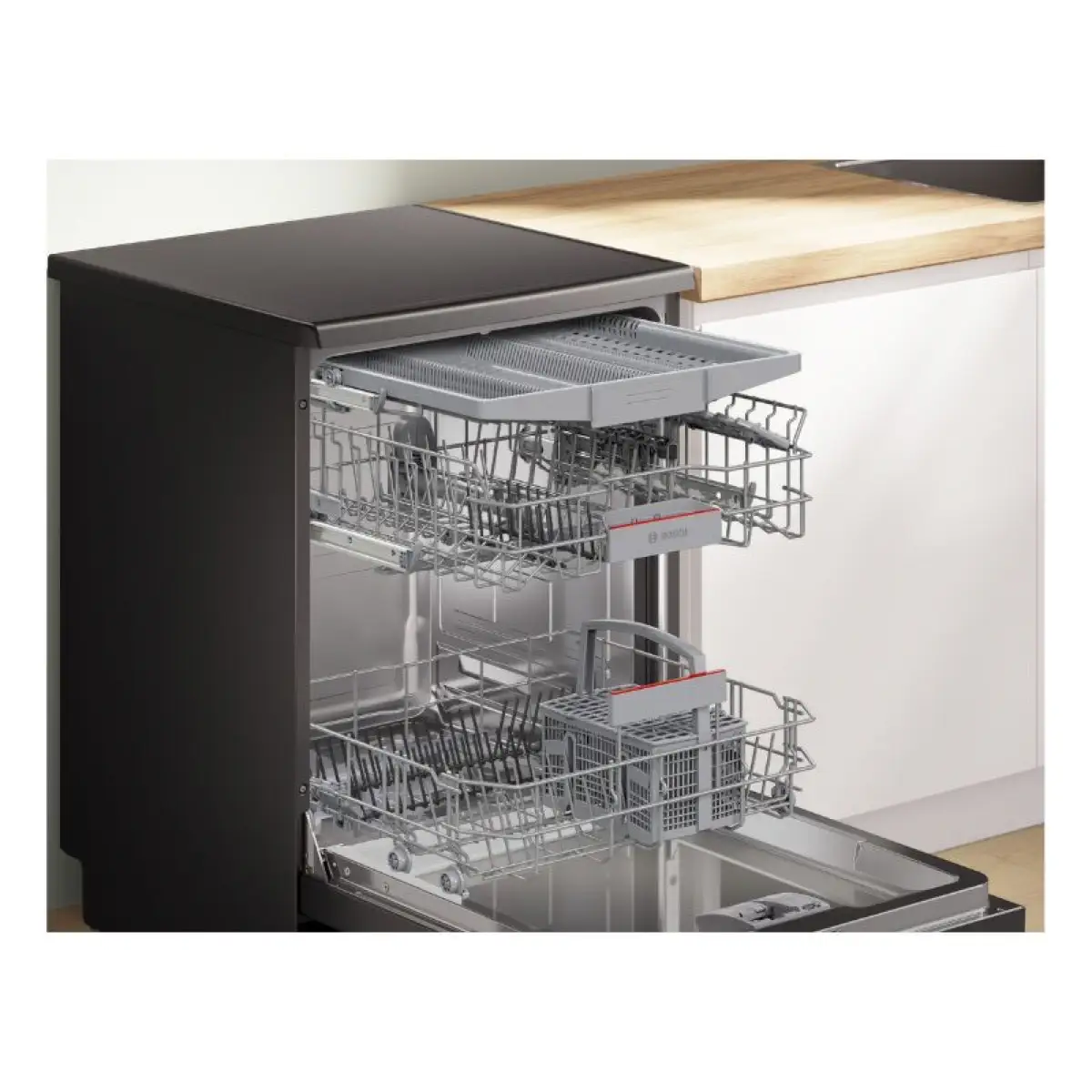 Bosch Series 4 Freestanding Dishwasher, SMS4HMC25M (14 Place Setting)