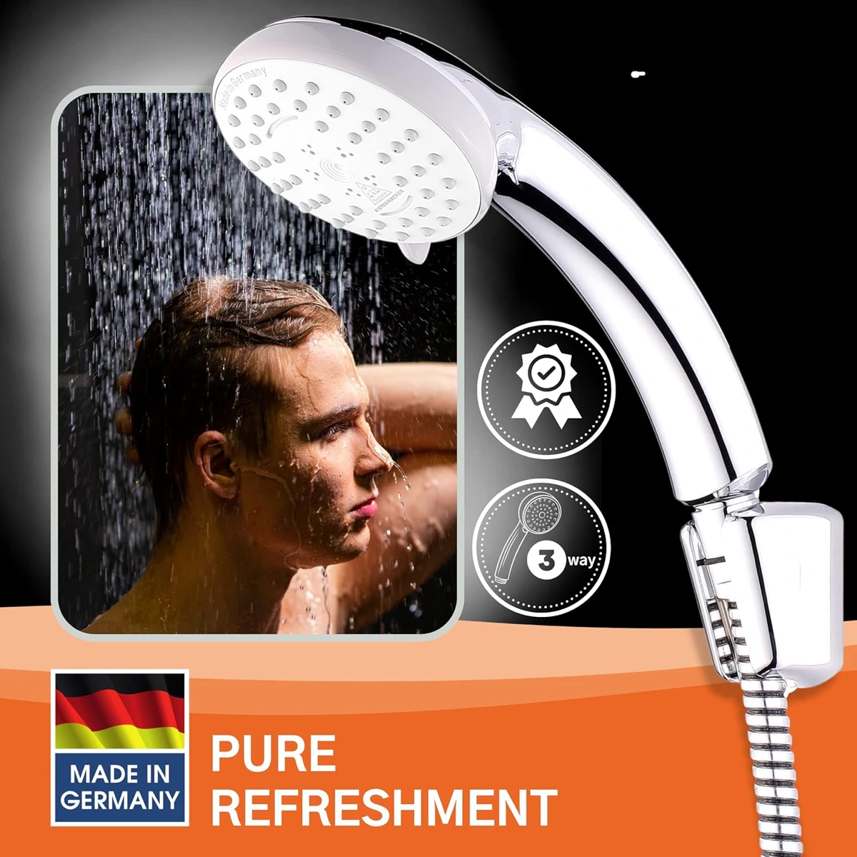 Kistenmacher Dolphin Hand Shower Set W/Hose