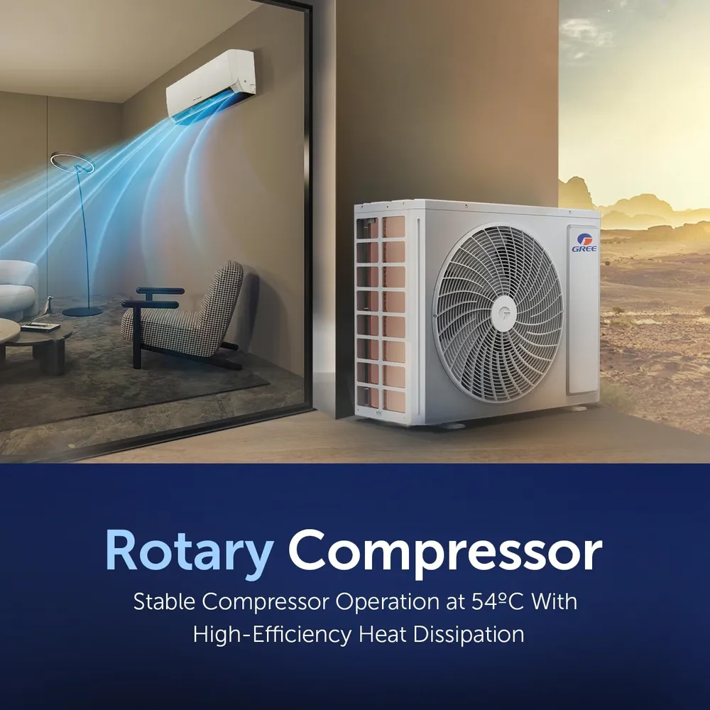 Gree Split Air Conditioner, R410A - PULAR-R18C3 (1.5 Ton)
