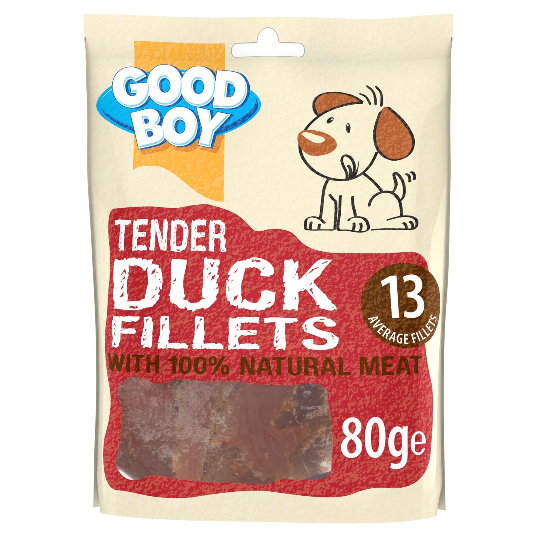 Armitage Good Boy Tender Duck Fillets Dog Treat (Adult Dogs, 80 g)
