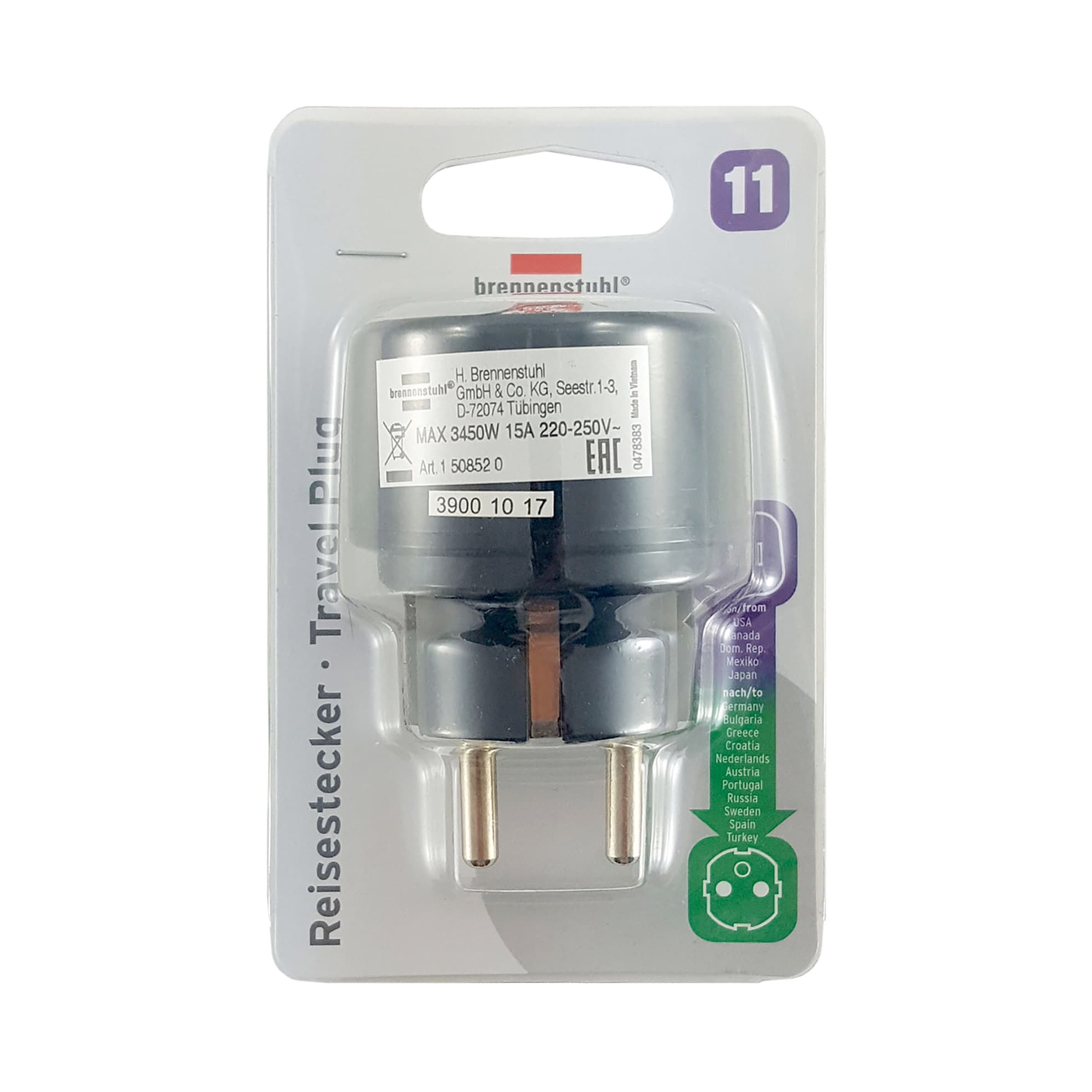 Brenne MK Adapter (240 V, 15 A)