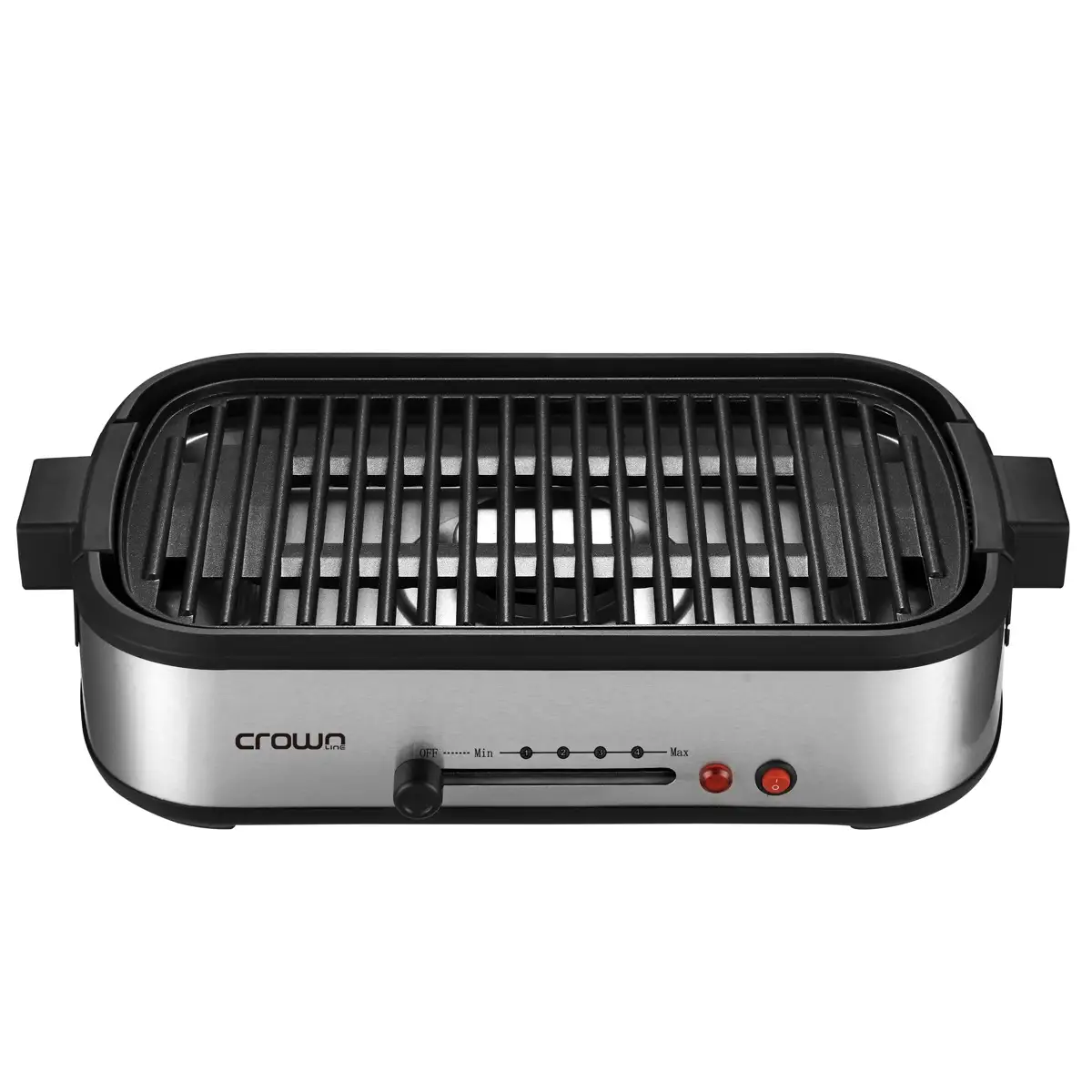 Crownline Smokeless Grill W/Tempered Glass Lid, GR-440 (1800 W)