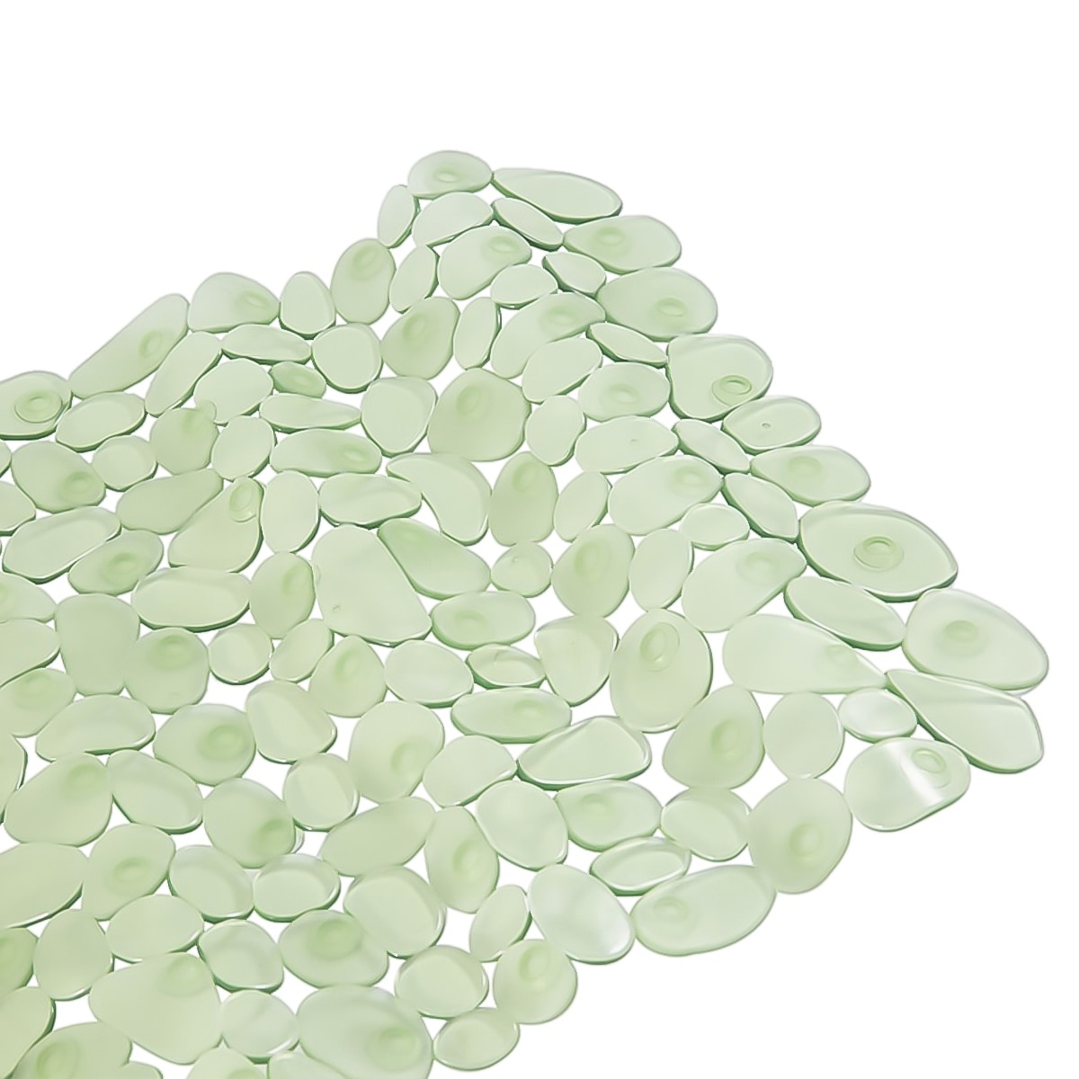 InterDesign Pebble Bath Mat (76 x 43 cm, Green)