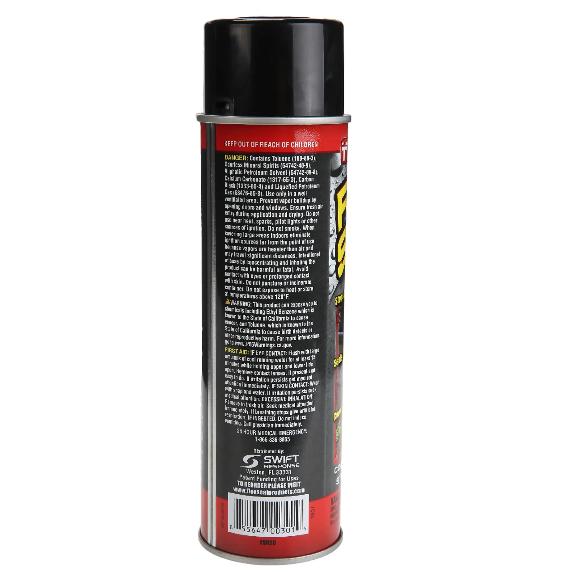 FlexSeal Rubber Spray Sealant (396 gm, Black)