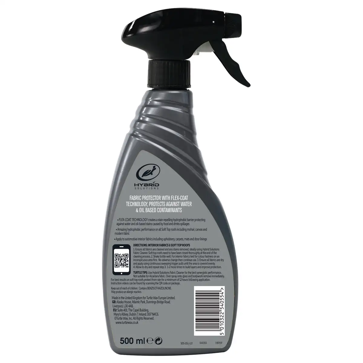 Turtle Wax Hybird Fabric Protector (500 ml)