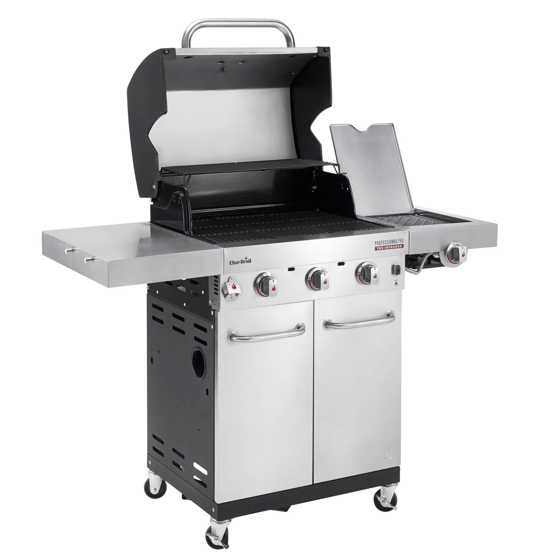 Char-Broil Tru-Infrared PRO 3-Burner Gas Grill W/Searing Burner Cabinet, 468963021 (54 x 134 x 120.9 cm)