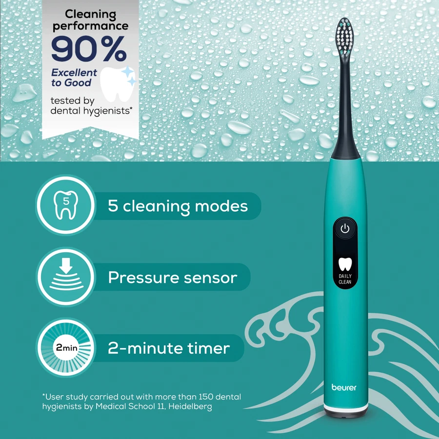 Beurer Electric Sonic Toothbrush (Splashy Lemon)