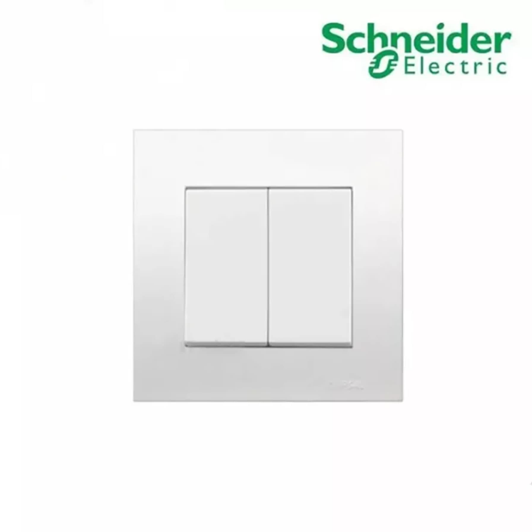 Schneider Electric Vivace 2 Gang 1 Way Switch (8.7 x 8.7 x 3.5 cm, 250 VAC)