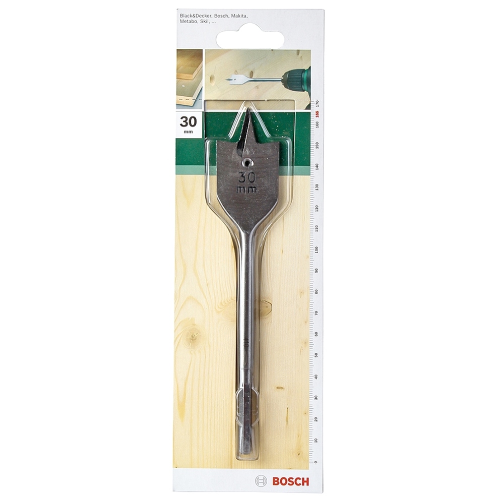 Bosch Flat Drill Bit (30 mm x 165 mm)