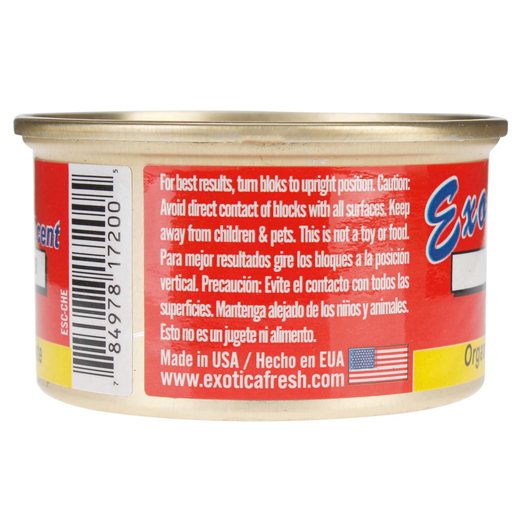 Exotica ESC1-CHE Air Freshener (6.5 x 4 cm, Cherry)