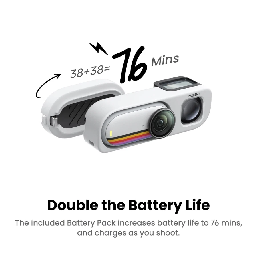 Insta360 Wide Angle Camera GO 3S Retro (White)