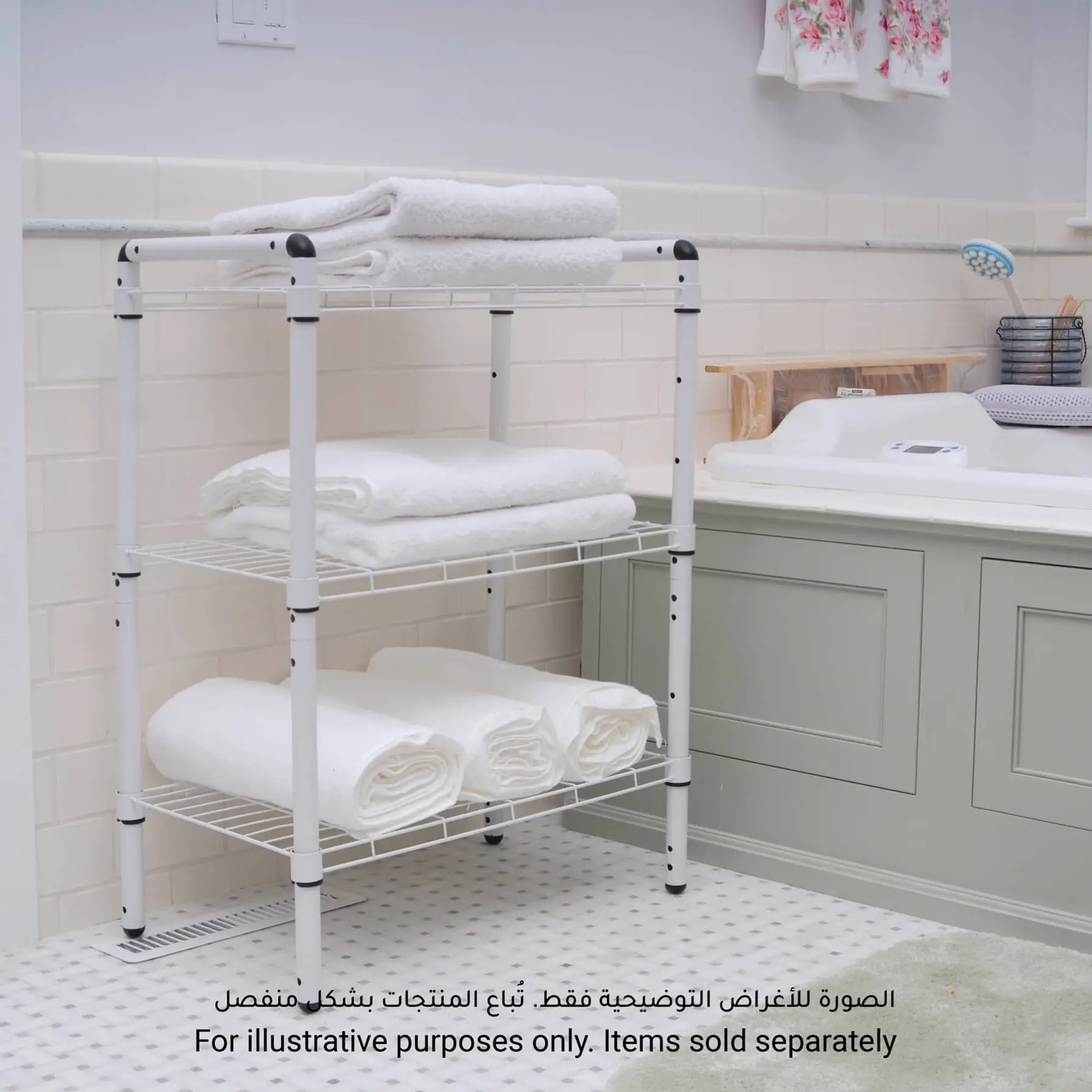Delta 3-Tier Quick Rack (White)