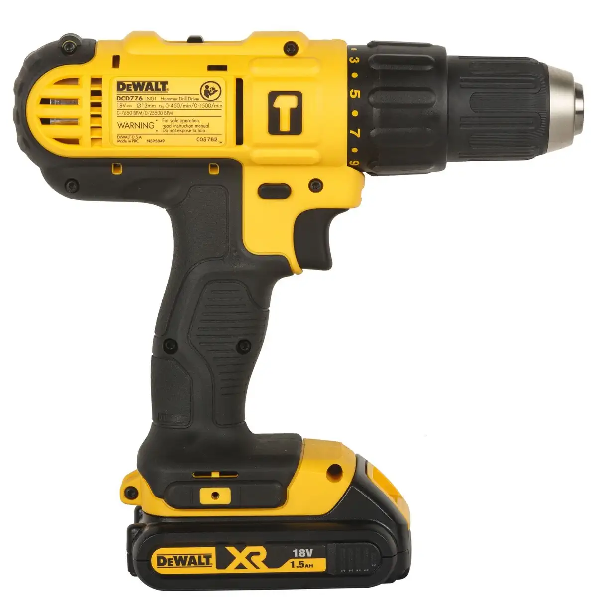 Dewalt Cordless Hammer Drill, DCD776D1T-GB (18 V)