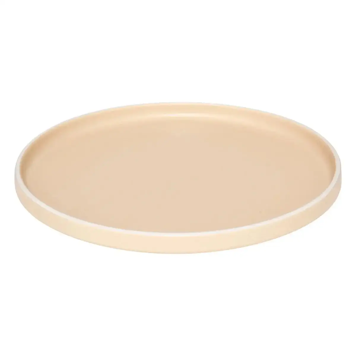 SG Alix Stoneware Dinner Plate (26 x 2.5 cm, Beige)