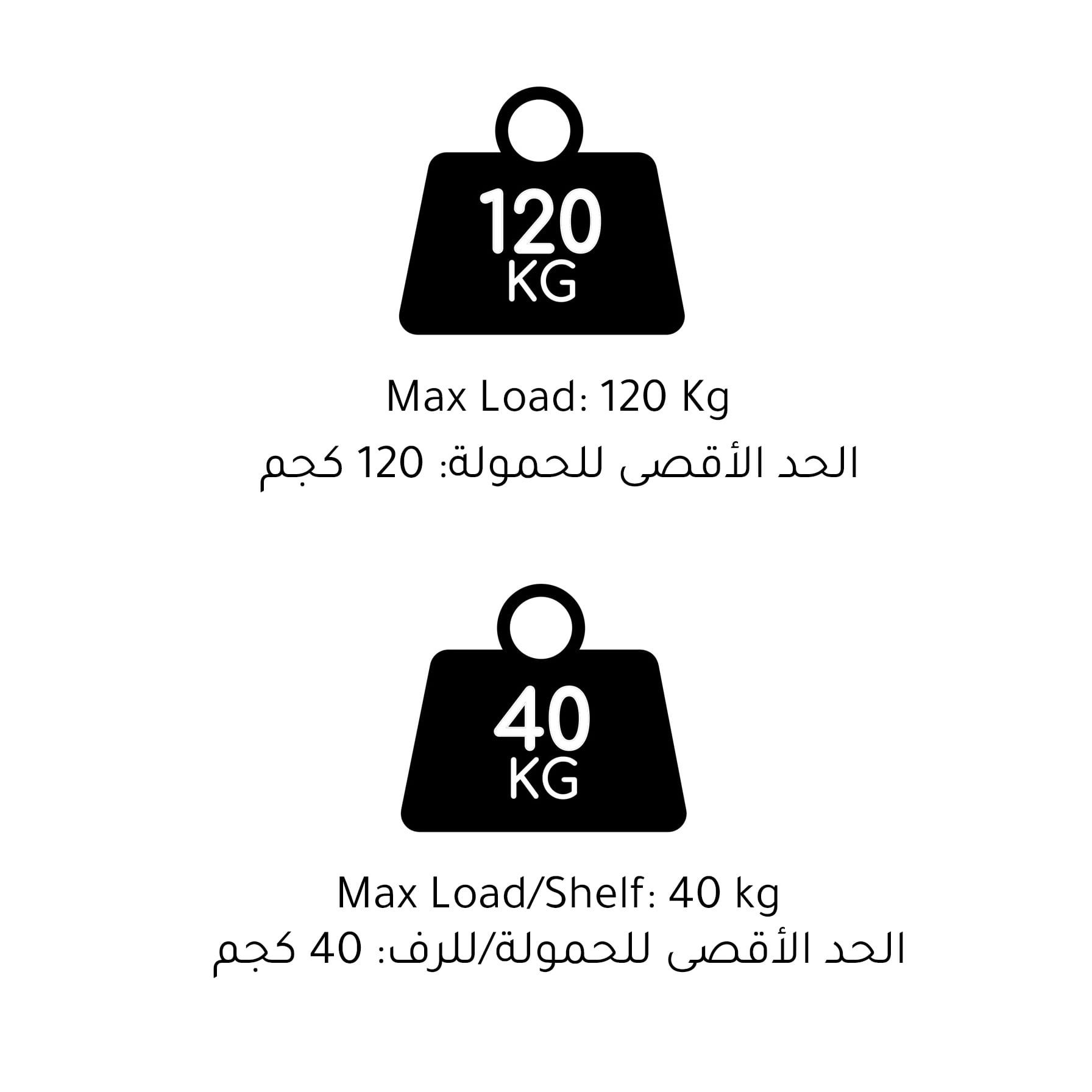 Cosmoplast Plastic 3-Tier Shelving Rack (90 x 45 x 98 cm)