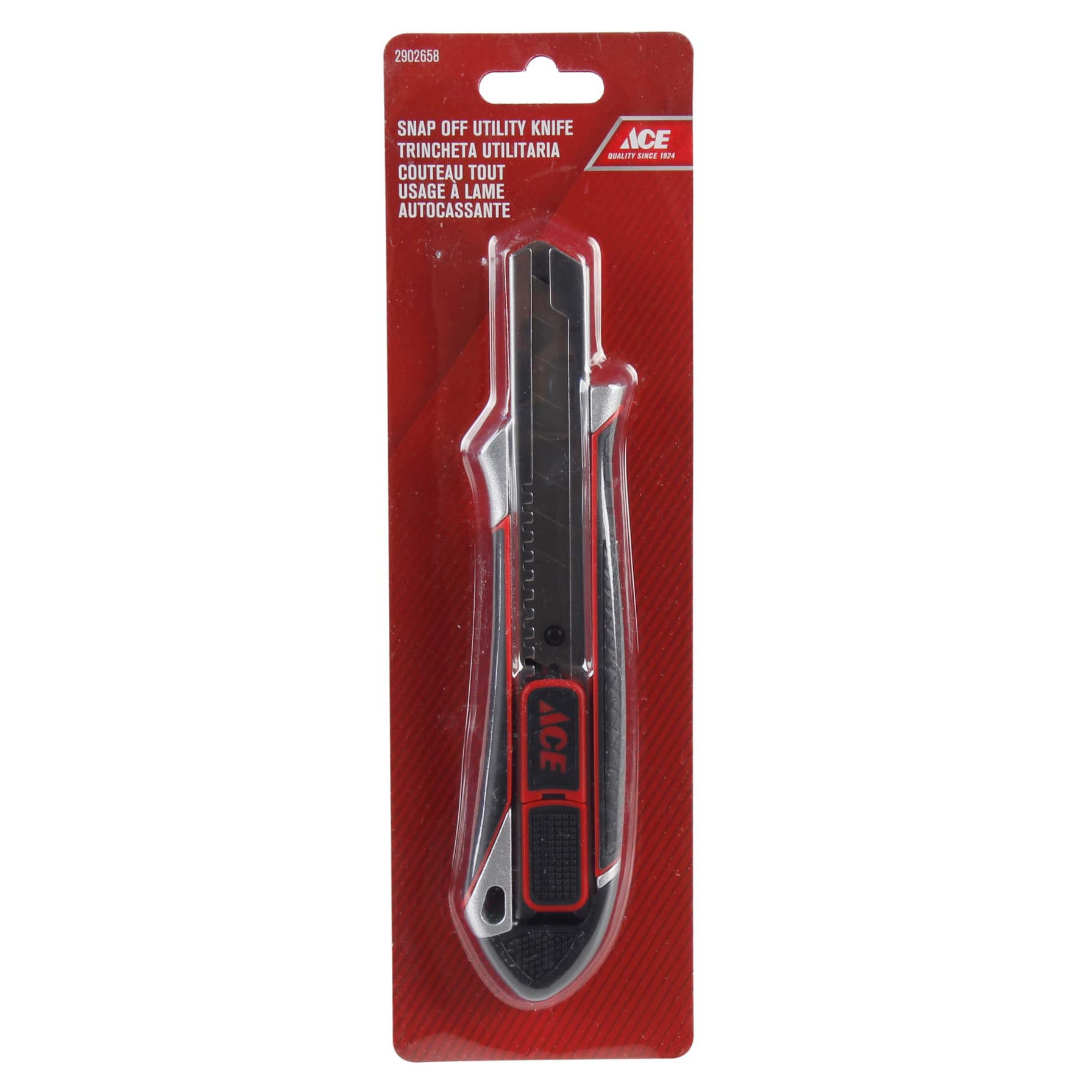 Ace 18 mm Zinc Alloy Body Snap Off Utility Knife