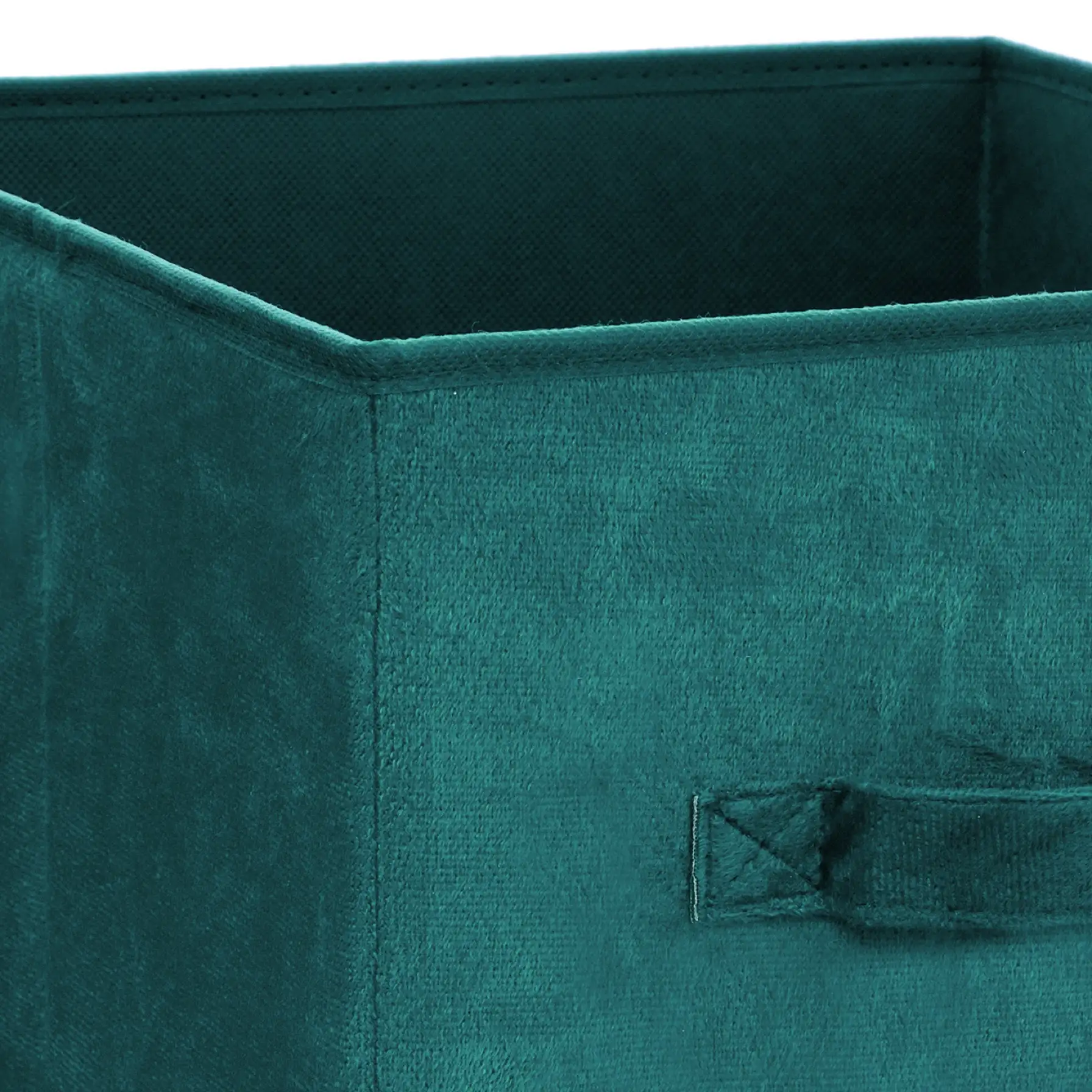 5Five Velvet Storage Box (31 x 31 x 31 cm, Blue)